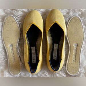 Rothy's Yellow Flats Elegant Minimalist Design